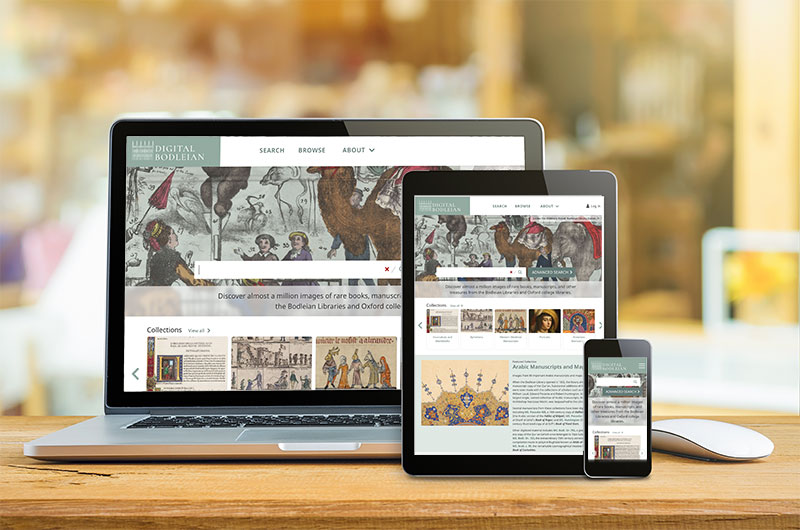 Responsive Website Digital Bodleian